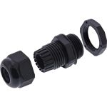 InLine Kabeldurchführung PG 13.5 Nylon IP68 6-12mm, schwarz, 10 Stück