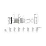 InLine Kabeldurchführung PG 13.5 Nylon IP68 6-12mm, schwarz, 10 Stück