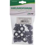 InLine Kabeldurchführung PG 13.5 Nylon IP68 6-12mm, schwarz, 10 Stück