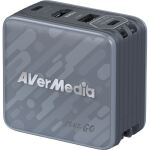 AVerMedia CoreGo (Black) - 100W GaN Ladegerät mit 4K HDMI Ausgang