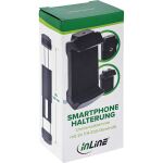 InLine Universalklemme, Smartphone/Tablet Halterung, 65-185mm