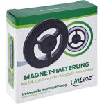 InLine Magnet-Halterung, MagSafe-kompatibel, 1/4"-Gewinde, Aluminium, schwarz