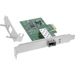 InLine Gigabit Netzwerkkarte, 1x SFP Fiber 1Gb/s, PCIe x1, inkl. LP Slotblech