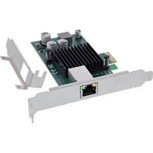 InLine Gigabit Netzwerkkarte, 1x RJ45 1 Gb/s, PCIe x1, PoE+