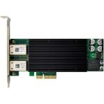 InLine Dual Gigabit Netzwerkkarte, 2x RJ45 1 Gb/s, PCIe x4, PoE+