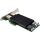 InLine Dual Gigabit Netzwerkkarte, 2x RJ45 1 Gb/s, PCIe x4, PoE+