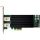 InLine Dual Gigabit Netzwerkkarte, 2x RJ45 1 Gb/s, PCIe x4, PoE+
