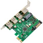 InLine Combokarte Gigabit Netzwerk und USB 3.2 Gen.1, 1x RJ45, 3x USB-A