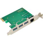 InLine Combokarte Gigabit Netzwerk und USB 3.2 Gen.1, 1x RJ45, 3x USB-A