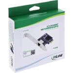 InLine 2,5-Gigabit Netzwerkkarte, 1x RJ45 2,5 Gb/s, PCIe x1