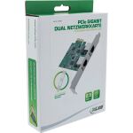 InLine Dual Gigabit Netzwerkkarte, 2x RJ45 2.5Gb/s, PCIe x1, mit LP Slotblech