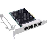 InLine Quad Netzwerkkarte, PCIe x4, 4-Port RJ45 2,5Gb/s, inkl. low profile