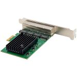 InLine Quad Gigabit Netzwerkkarte, 4x RJ45 1 Gb/s, PCIe x1