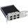 InLine 6-fach Gigabit Netzwerkkarte, 6x RJ45 1 Gb/s, PCIe x4