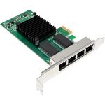 InLine Quad Gigabit Netzwerkkarte, 4x RJ45 1 Gb/s, PCIe x1