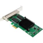 InLine Quad Gigabit Netzwerkkarte, 4x RJ45 1 Gb/s, PCIe x1