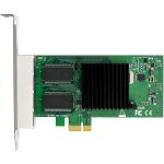 InLine Quad Gigabit Netzwerkkarte, 4x RJ45 1 Gb/s, PCIe x1