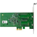 InLine Quad Gigabit Netzwerkkarte, 4x RJ45 1 Gb/s, PCIe x1