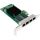 InLine Quad Gigabit Netzwerkkarte, 4x RJ45 1 Gb/s, PCIe x1