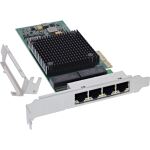 InLine Quad Gigabit Netzwerkkarte, 4x RJ45 1 Gb/s, PCIe x4