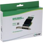 InLine Quad Gigabit Netzwerkkarte, 4x RJ45 1 Gb/s, PCIe x4