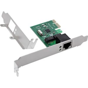 InLine Gigabit Netzwerkkarte, 1x RJ45 1Gb/s, PCIe x1, inkl. Low-Profile