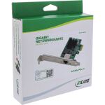 InLine Gigabit PCIe Netzwerkkarte, RJ45, Low-Profile