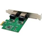InLine Dual Gigabit Netzwerkkarte, 2x RJ45 1Gb/s, PCIe x1, inkl. LP Slotblech