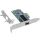 InLine Gigabit Netzwerkkarte, 1x SFP, PCIe x1, inkl. low profile Slotblech