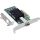 InLine 10-Gigabit Netzwerkkarte, 1x SFP+, PCIe x8, inkl. low profile Slotblech