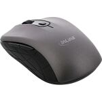 InLine Maus 3-in-1, Bluetooth + 2x 2.4GHz Funk, 5 Tasten, optisch, grau/schwarz