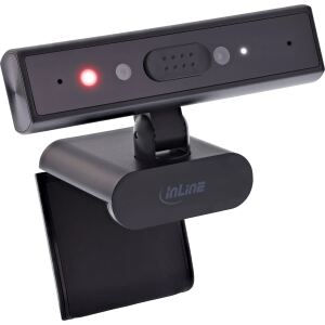InLine 5MP Webcam, USB-C, Autofokus, Windows Hello, Privacy-Shutter