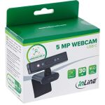 InLine 5MP Webcam, USB-C, Autofokus, Windows Hello, Privacy-Shutter