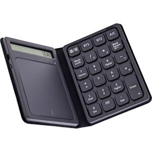 InLine Bluetooth Nummernblock mit Touchpad, Display, faltbar, schwarz