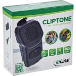 InLine ClipTone, tragbarer Bluetooth Lautsprecher, Clip, Freisprecheinrichtung