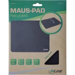 InLine Maus-Pad Recycled, 230x190x2,5mm, schwarz