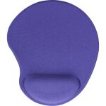 InLine Maus-Pad, mit Gel Handballenauflage, 230x205x20mm, blau