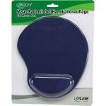 InLine Maus-Pad, mit Gel Handballenauflage, 230x205x20mm, blau