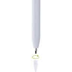 InLine Stylus, Tabletstift für Apple iPads, mit Akku, USB-C, weiß
