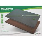 InLine Maus-Pad, Wireless Charging, 370x225x7mm, schwarz