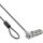 InLine Notebook Sicherheitsschloss, Zahlenkombination, 2m, 4,4mm