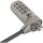 InLine Notebook Sicherheitsschloss, Zahlenkombination, 2m, 4,4mm