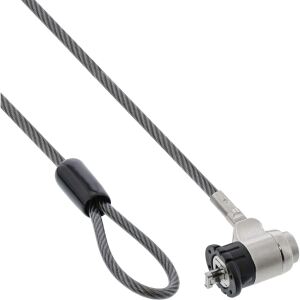 InLine Notebook Sicherheitsschloss, mit Schlüssel, 4,4mm x 2m