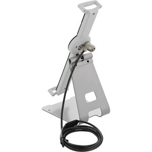 InLine Universal Tablet-Halterung, 1,5 m Diebstahlschutz, 10-13 Zoll, weiß