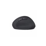 Perixx PERIMICE-719, kleine ergonomische Maus, Rechtshänder, schnurlos, schwarz