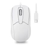 Perixx PERIMICE-209 C W, kabelgebundene USB-C Maus,...