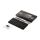 Perixx PERIBOARD-409 P, DE, Mini PS/2-Tastatur, schwarz