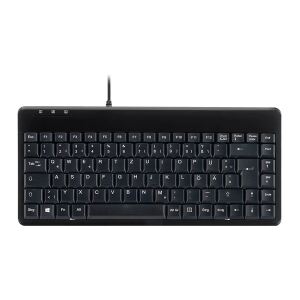 Perixx PERIBOARD-409U Tastatur USB QWERTZ Deutsch Schwarz
