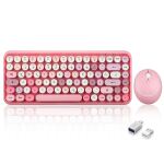 Perixx PERIDUO-713 DE, Mini Tastatur und Maus Set, Retro...