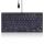 Perixx PERIBOARD-429 DE, kabelgebunden, USB Mini Tastatur mit Hintergrundbeleuch